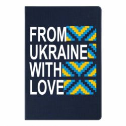 Блокнот с принто From Ukraine with Love (вишиванка) - PrintSalon