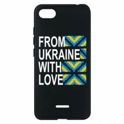 Чехол для Xiaomi Redmi 6A From Ukraine with Love (вишиванка) - PrintSalon