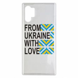 Чехол для Samsung Note 10 Plus From Ukraine with Love (вишиванка) - PrintSalon