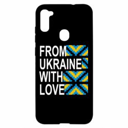 Чехол для Samsung A11/M11 From Ukraine with Love (вишиванка) - PrintSalon