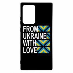 Чехол для Samsung Note 20 Ultra From Ukraine with Love (вишиванка) - PrintSalon