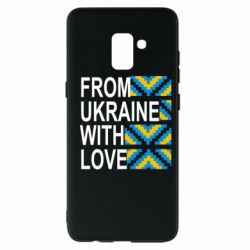 Чехол для Samsung A8+ 2018 From Ukraine with Love (вишиванка) - PrintSalon
