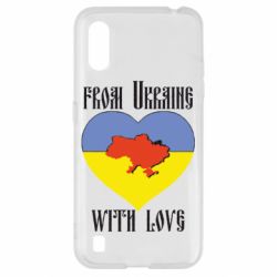 Чохол для Samsung A01 / M01 From Ukraine with Love-PrintSalon Чохол для Samsung A01 / M01 From Ukraine with Love