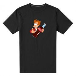 Чоловіча преміум футболка Fry suggests cola - PrintSalon