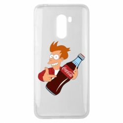 Чохол для Xiaomi Pocophone F1 Fry suggests cola - PrintSalon