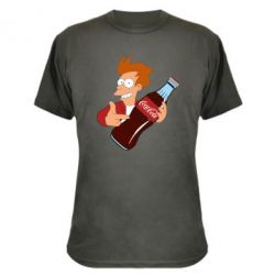 Камуфляжна футболка Fry suggests cola - PrintSalon