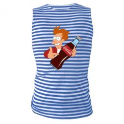 Майка-тільняшка Fry suggests cola - PrintSalon