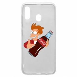Чохол для Samsung A30 Fry suggests cola - PrintSalon