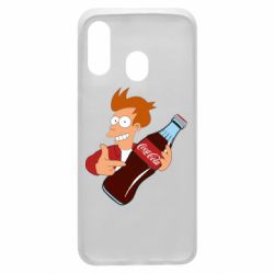 Чохол для Samsung A40 Fry suggests cola - PrintSalon