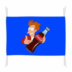 Прапор Fry suggests cola - PrintSalon
