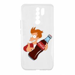 Чохол для Xiaomi Redmi 9 Fry suggests cola - PrintSalon