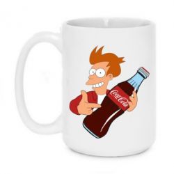 Чашка 420ml Fry suggests cola-PrintSalon Чашка 420ml Fry suggests cola