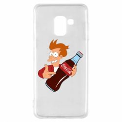 Чохол для Samsung A8 2018 Fry suggests cola - PrintSalon