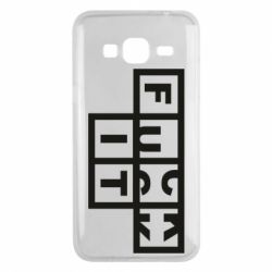 Чехол для Samsung J3 2016 FUCK  IT - PrintSalon