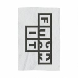 Полотенце с принтом FUCK  IT - PrintSalon