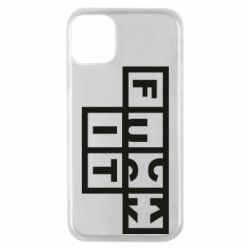 Чехол для iPhone 11 Pro FUCK  IT - PrintSalon