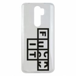 Чехол для Xiaomi Redmi Note 8 Pro FUCK  IT - PrintSalon