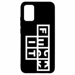 Чехол для Samsung A02s/M02s FUCK  IT - PrintSalon