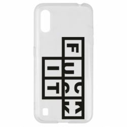 Чехол для Samsung A01/M01 FUCK  IT - PrintSalon