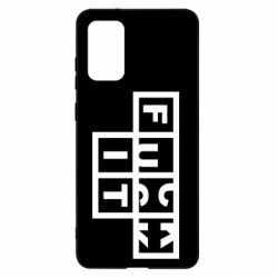 Чехол для Samsung S20+ FUCK  IT - PrintSalon