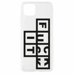 Чехол для Oppo A92s FUCK  IT - PrintSalon