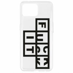 Чехол для Oppo Reno 4 Lite FUCK  IT - PrintSalon