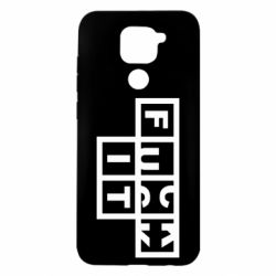 Чехол для Xiaomi Redmi Note 9/Redmi 10X FUCK  IT - PrintSalon