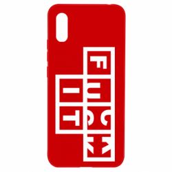 Чехол для Xiaomi Redmi 9a FUCK  IT - PrintSalon