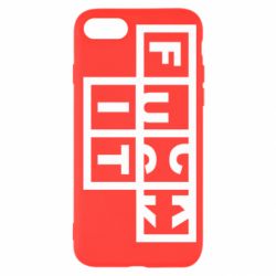 Чехол для iPhone SE 2022 FUCK  IT - PrintSalon