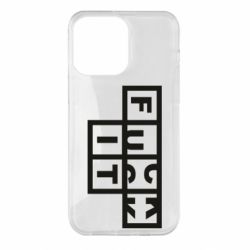 Чехол для iPhone 14 Pro Max FUCK  IT - PrintSalon