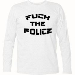 Футболка с длинным рукавом Fuck The Police К черту полицию - PrintSalon