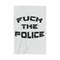 Полотенце с принтом Fuck The Police К черту полицию