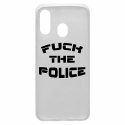 Чехол для Samsung A40 Fuck The Police К черту полицию-PrintSalon Чехол для Samsung A40 Fuck The Police К черту полицию