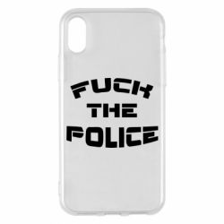 Чехол для iPhone X/Xs Fuck The Police К черту полицию - PrintSalon