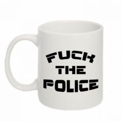 Чашка 320ml Fuck The Police К черту полицию-PrintSalon Чашка 320ml Fuck The Police К черту полицию