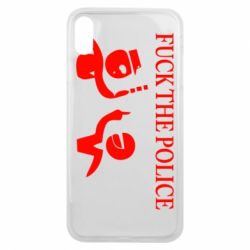 Чехол для iPhone Xs Max Fuck the Police-PrintSalon Чехол для iPhone Xs Max Fuck the Police