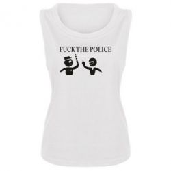 Женская майка Fuck the Police-PrintSalon Женская майка Fuck the Police