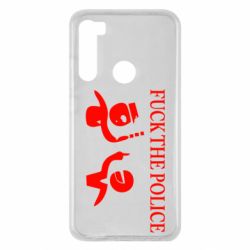 Чехол для Xiaomi Redmi Note 8 Fuck the Police - PrintSalon