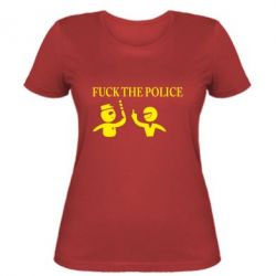 Женская футболка Fuck the Police - PrintSalon