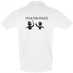 Мужское поло Fuck the Police - PrintSalon