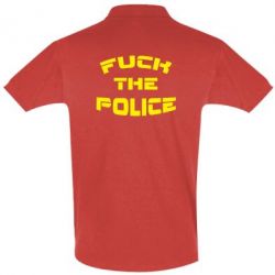 Мужское поло Fuck The Police К черту полицию - PrintSalon