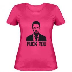 Жіноча футболка fuck you (бійцівський клуб) - PrintSalon