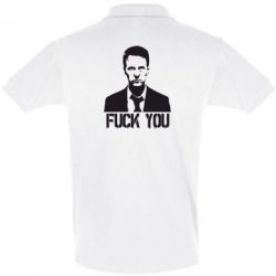 Мужское поло fuck you (бійцівський клуб) - PrintSalon