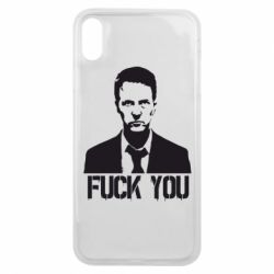 Чохол для iPhone Xs Max fuck you (бійцівський клуб) - PrintSalon