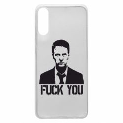 Чехол для Samsung A70 fuck you (бойцовский клуб)