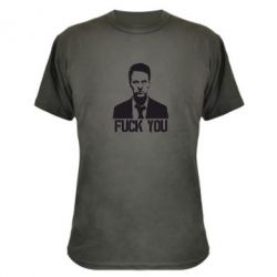 Камуфляжна футболка fuck you (бійцівський клуб) - PrintSalon