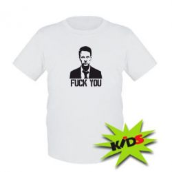 Дитяча футболка fuck you (бійцівський клуб) - PrintSalon