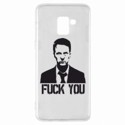 Чохол для Samsung A8+ 2018 fuck you (бійцівський клуб)-PrintSalon Чохол для Samsung A8+ 2018 fuck you (бійцівський клуб)