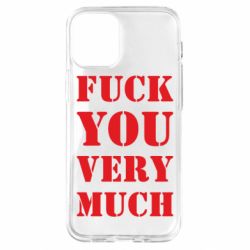 Чехол для iPhone 12 mini Fuck you very much-PrintSalon Чехол для iPhone 12 mini Fuck you very much