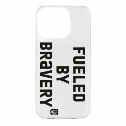Чехол для iPhone 14 Pro Fueled by bravery - PrintSalon